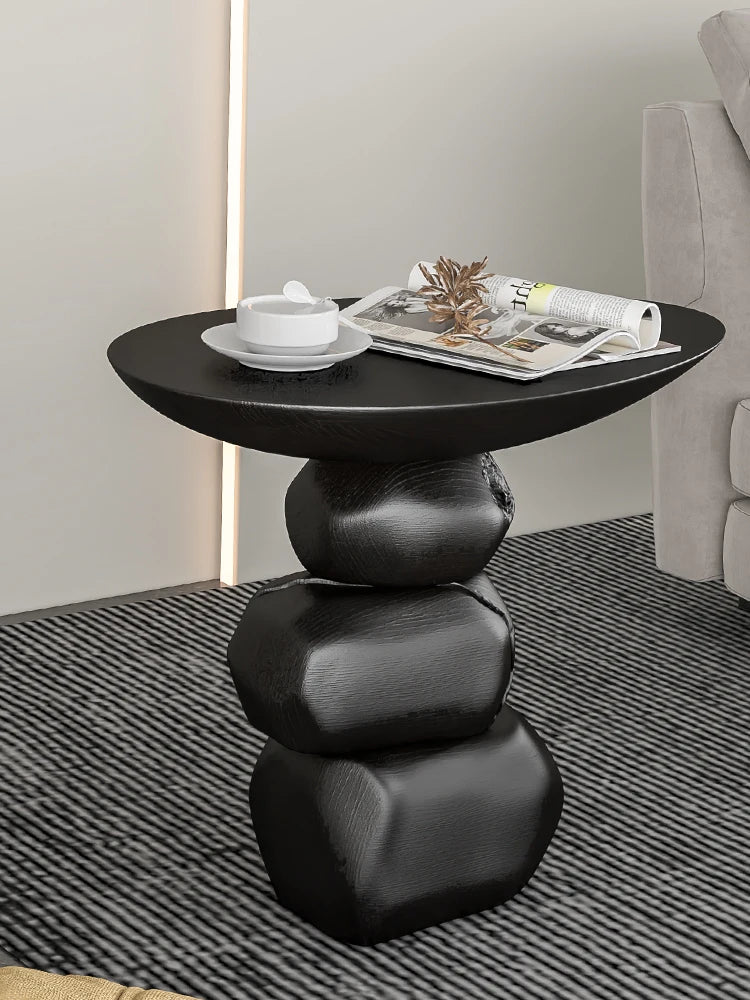 MoriZen Log Stone Table
