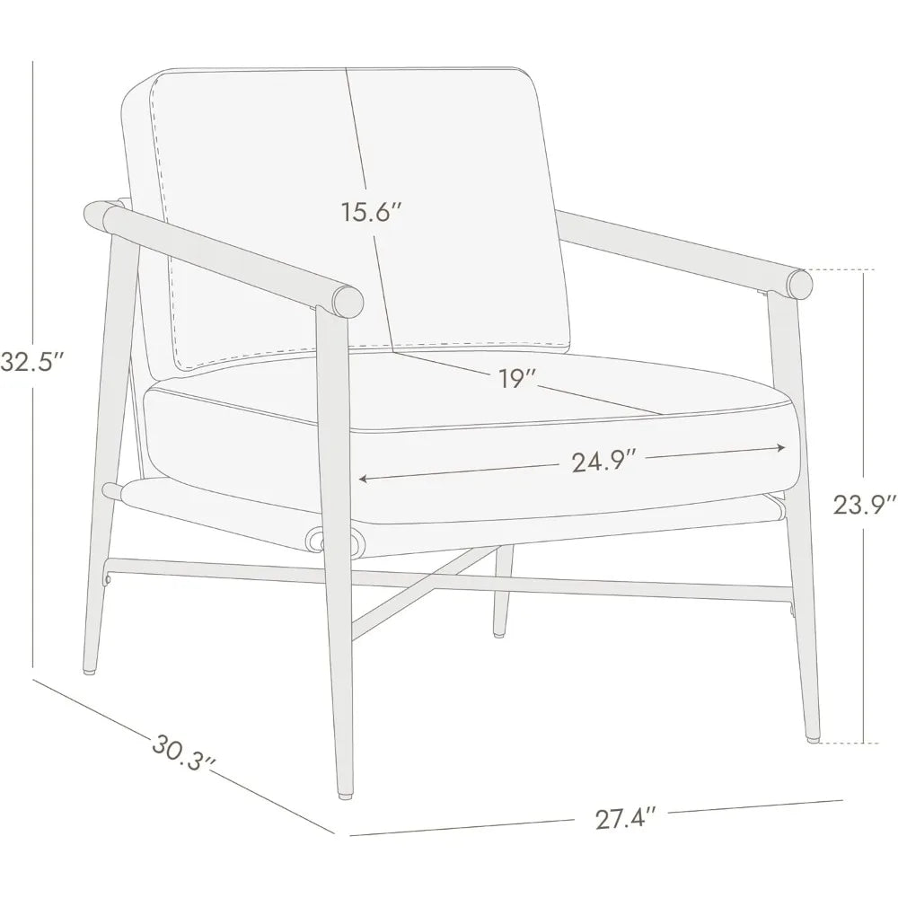 Mid-Century Accent Chair Duo