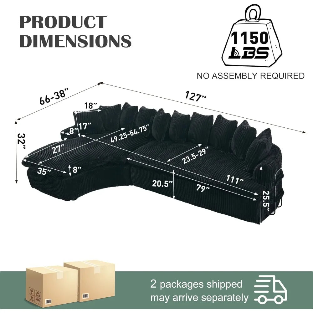 Solaria Cloud Corner Sofa