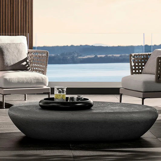 Aristo Designer Italian Oval Coffee Table