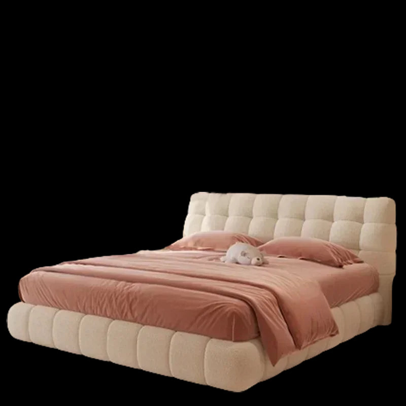 Queen Snow Haven Upholstered Platform Bed