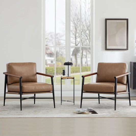 Mid-Century Accent Chair Duo