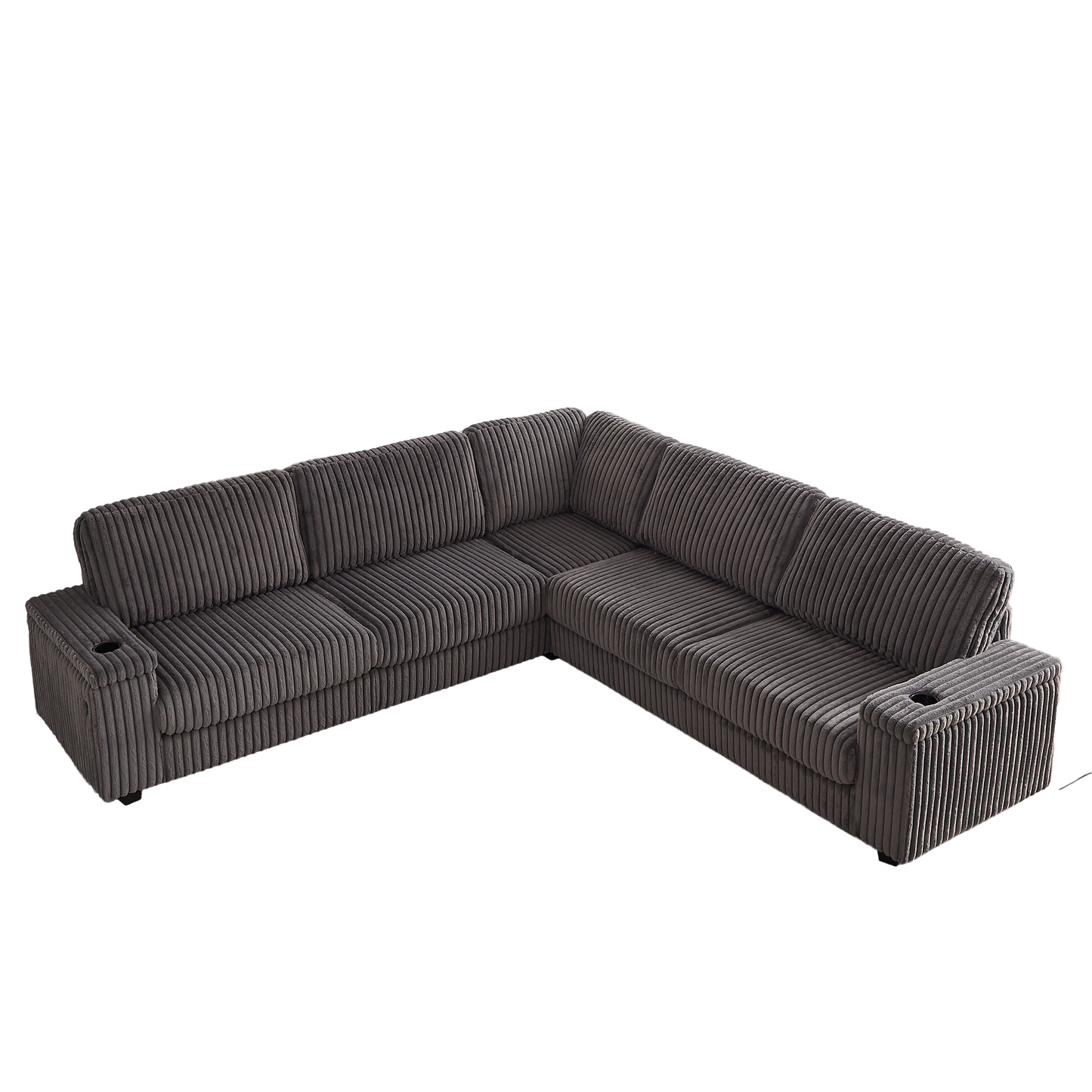 Delara Nest Oversized Corduroy Sectional