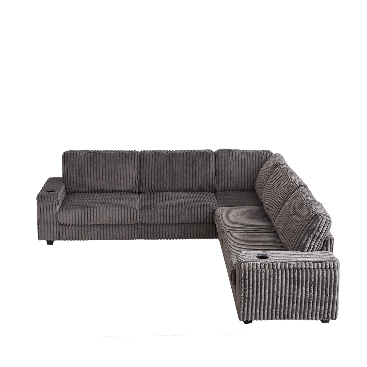 Delara Nest Oversized Corduroy Sectional