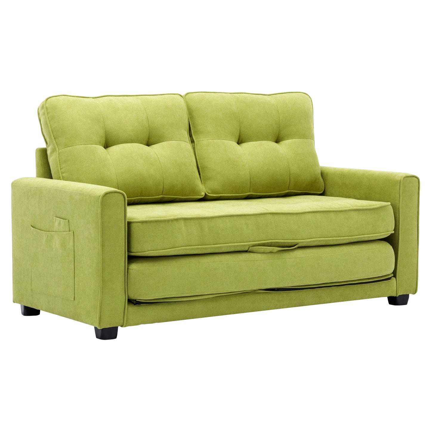 LuminaPull Green Loveseat Sofa