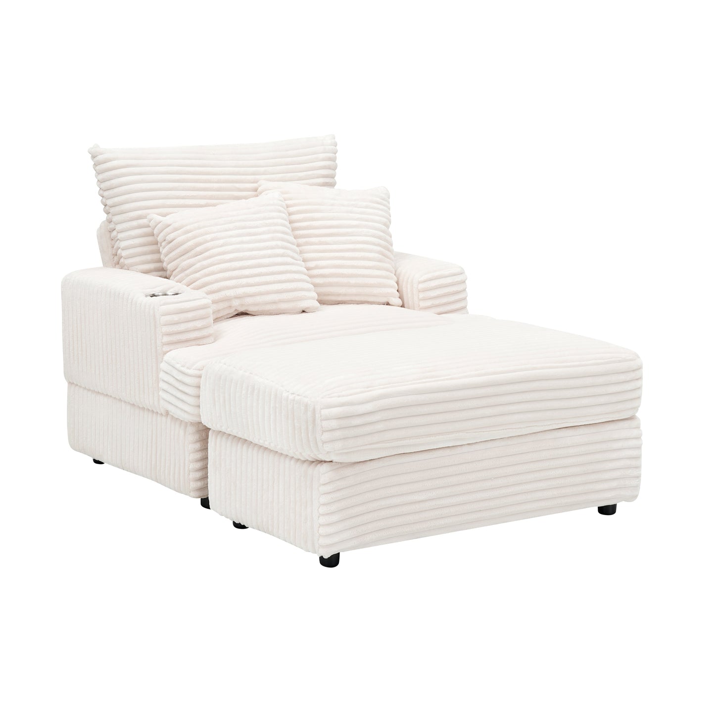 Delara Nest Armchair with Ottoman