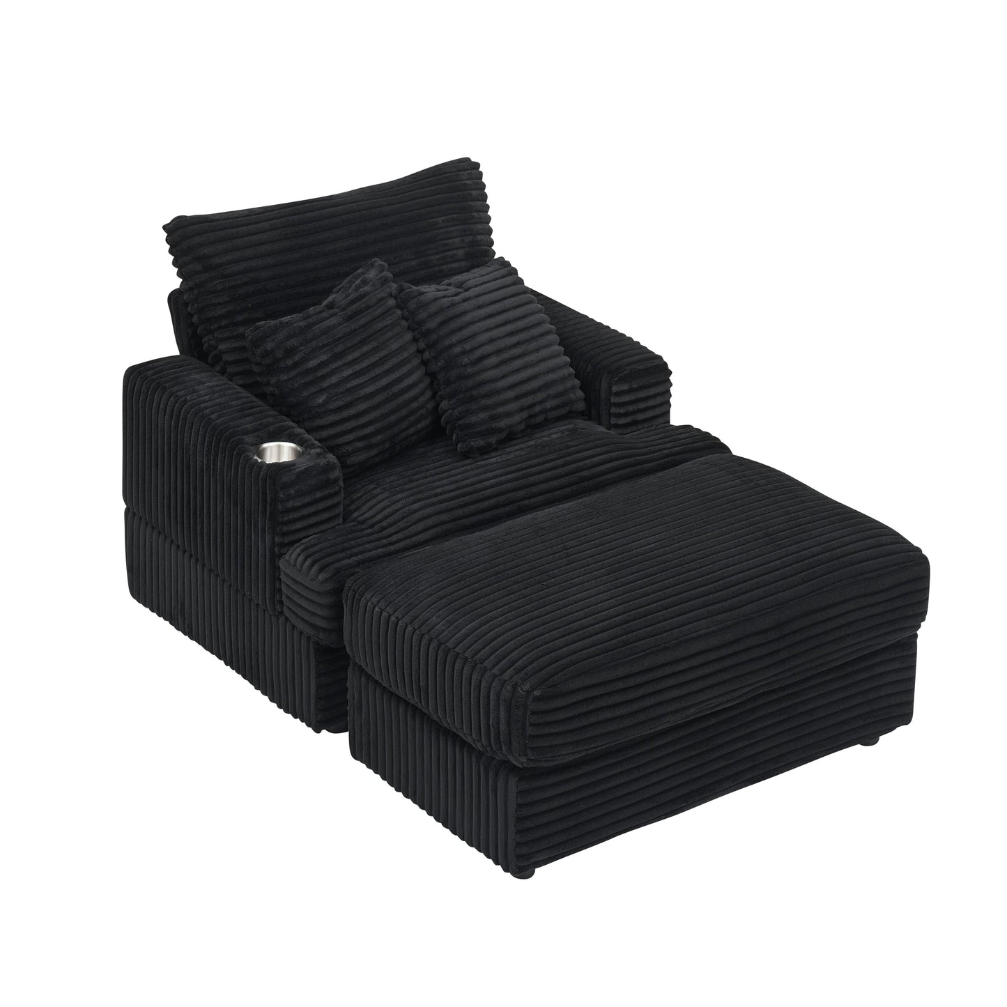 Delara Nest Armchair with Ottoman