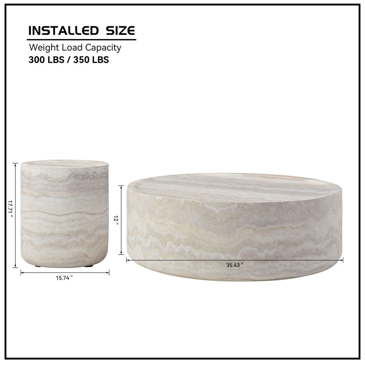 Linea Modern Mars Coffee Tables