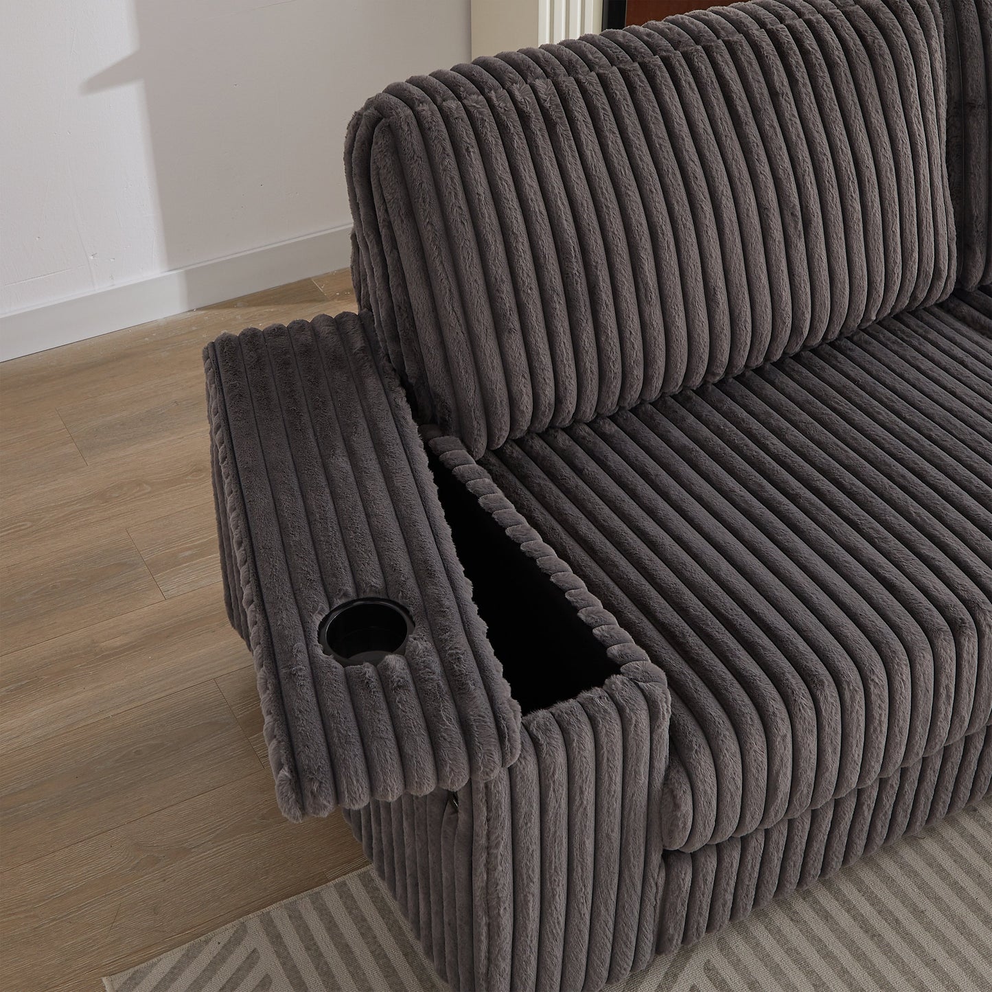 Delara Nest Oversized Corduroy Sectional