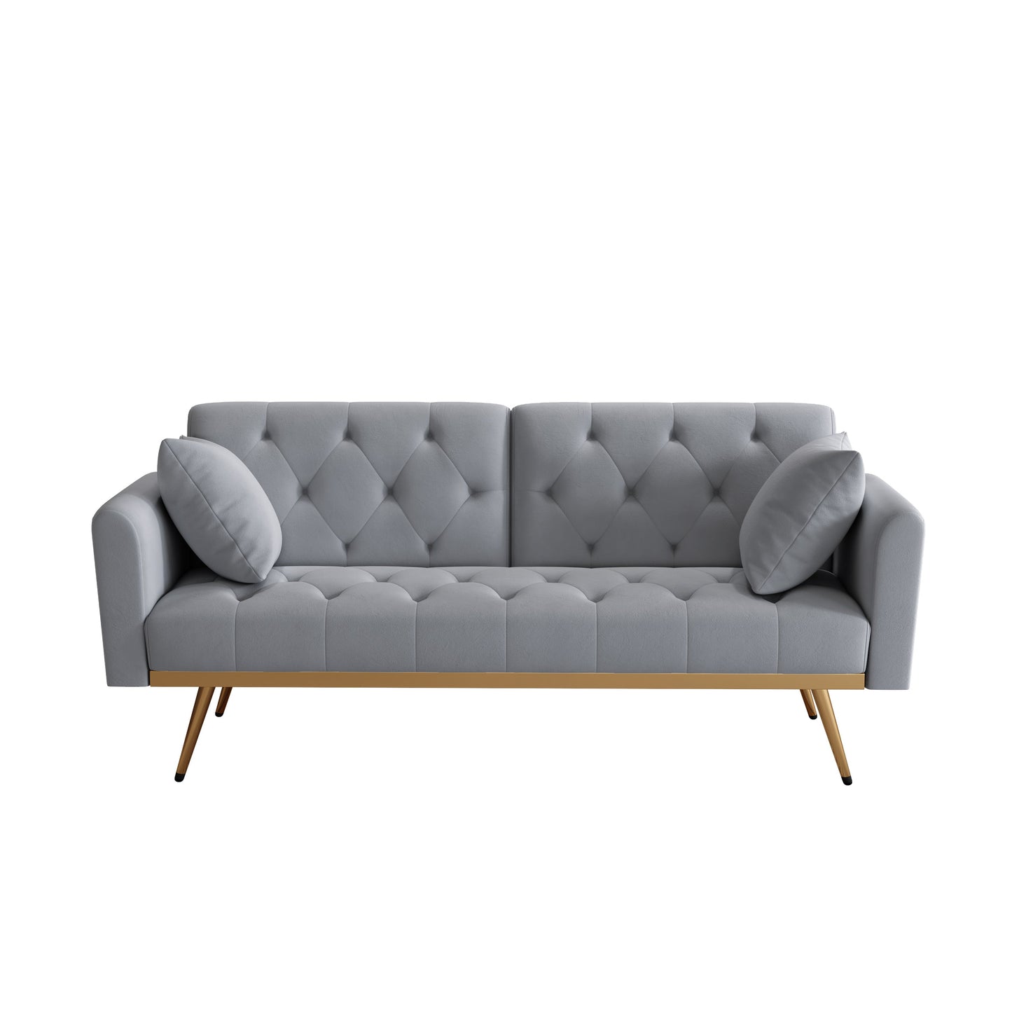 Nestoria Gray Velvet Lounge