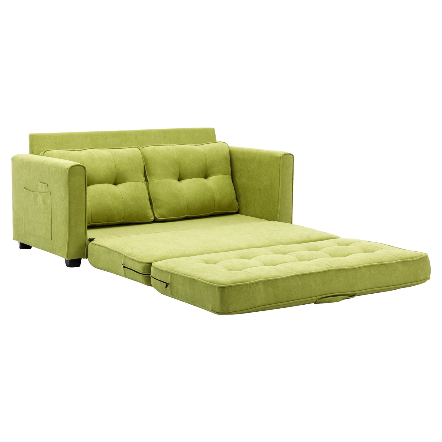 LuminaPull Green Loveseat Sofa