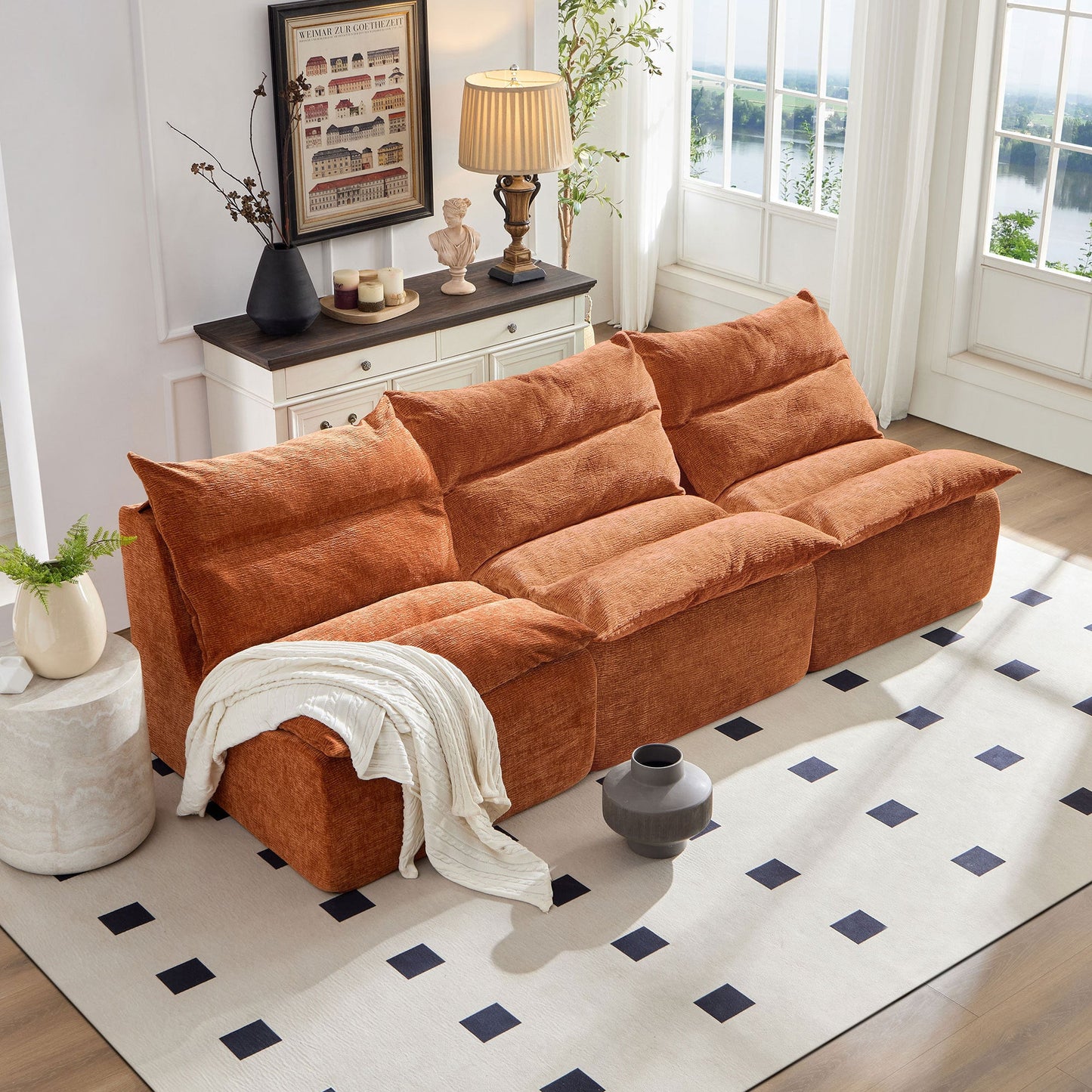 Minimalist Leisure Armless Lounger