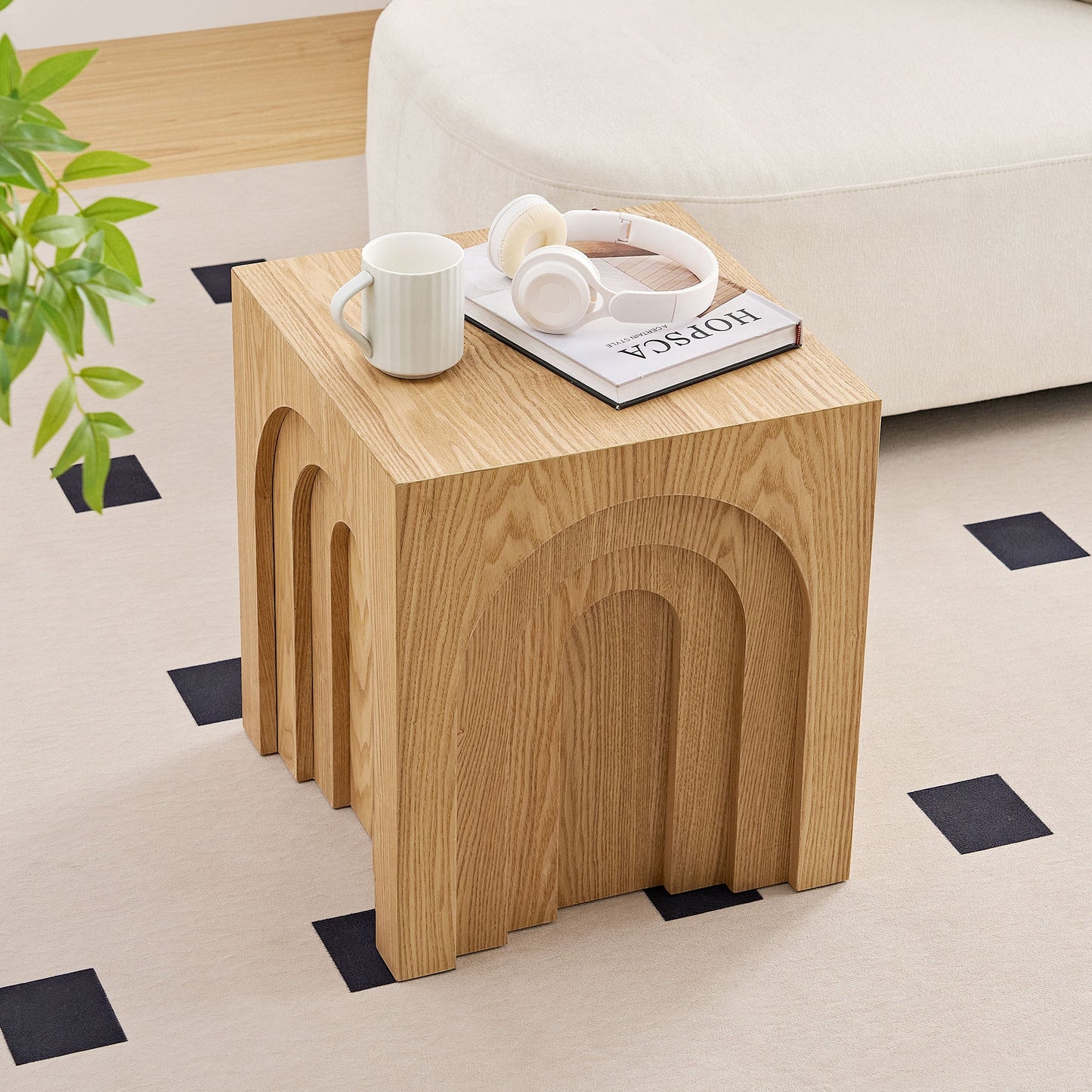Nove Rainbow Square Side Table