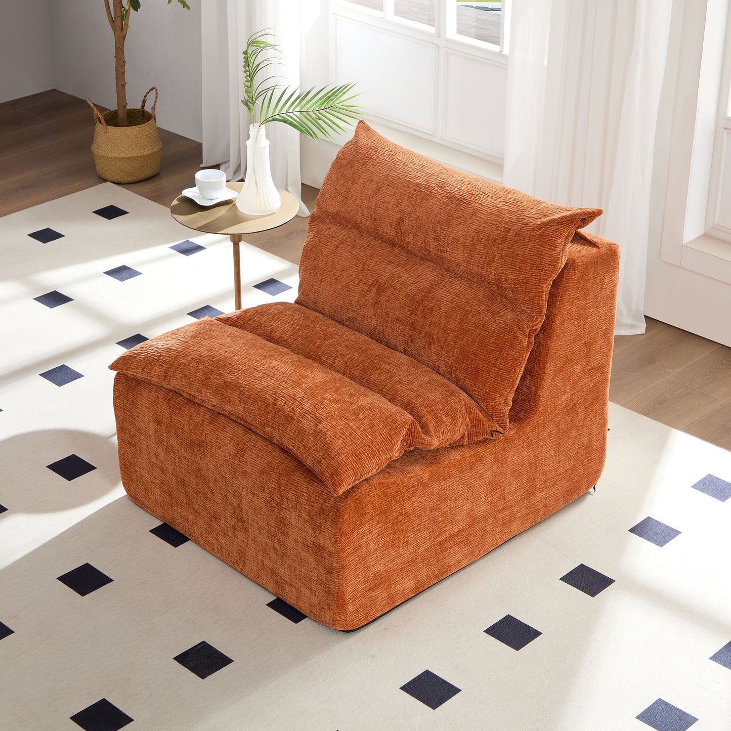 Minimalist Leisure Armless Lounger