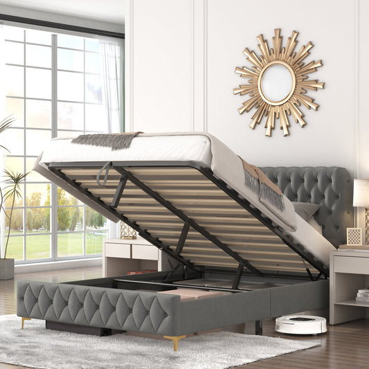 Queen Valente Platform Storage Bed